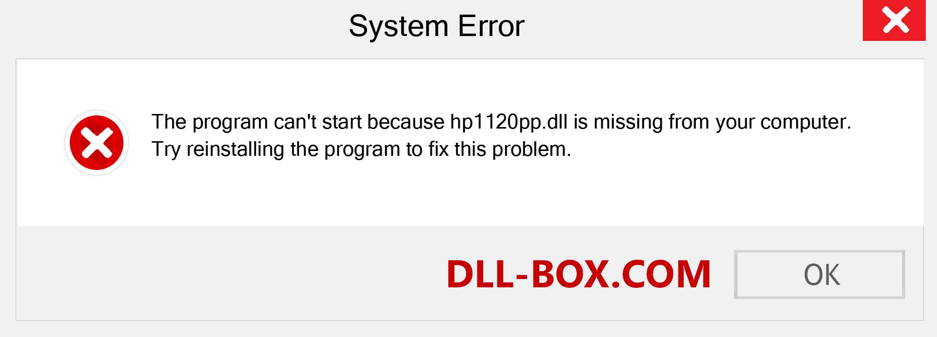  hp1120pp.dll file is missing?. Download for Windows 7, 8, 10 - Fix  hp1120pp dll Missing Error on Windows, photos, images